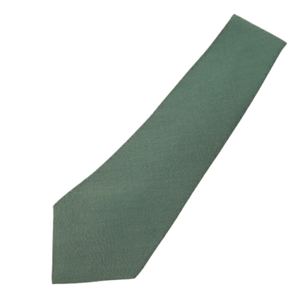 2/$15 Vintage Pine Green Silk Necktie Tie